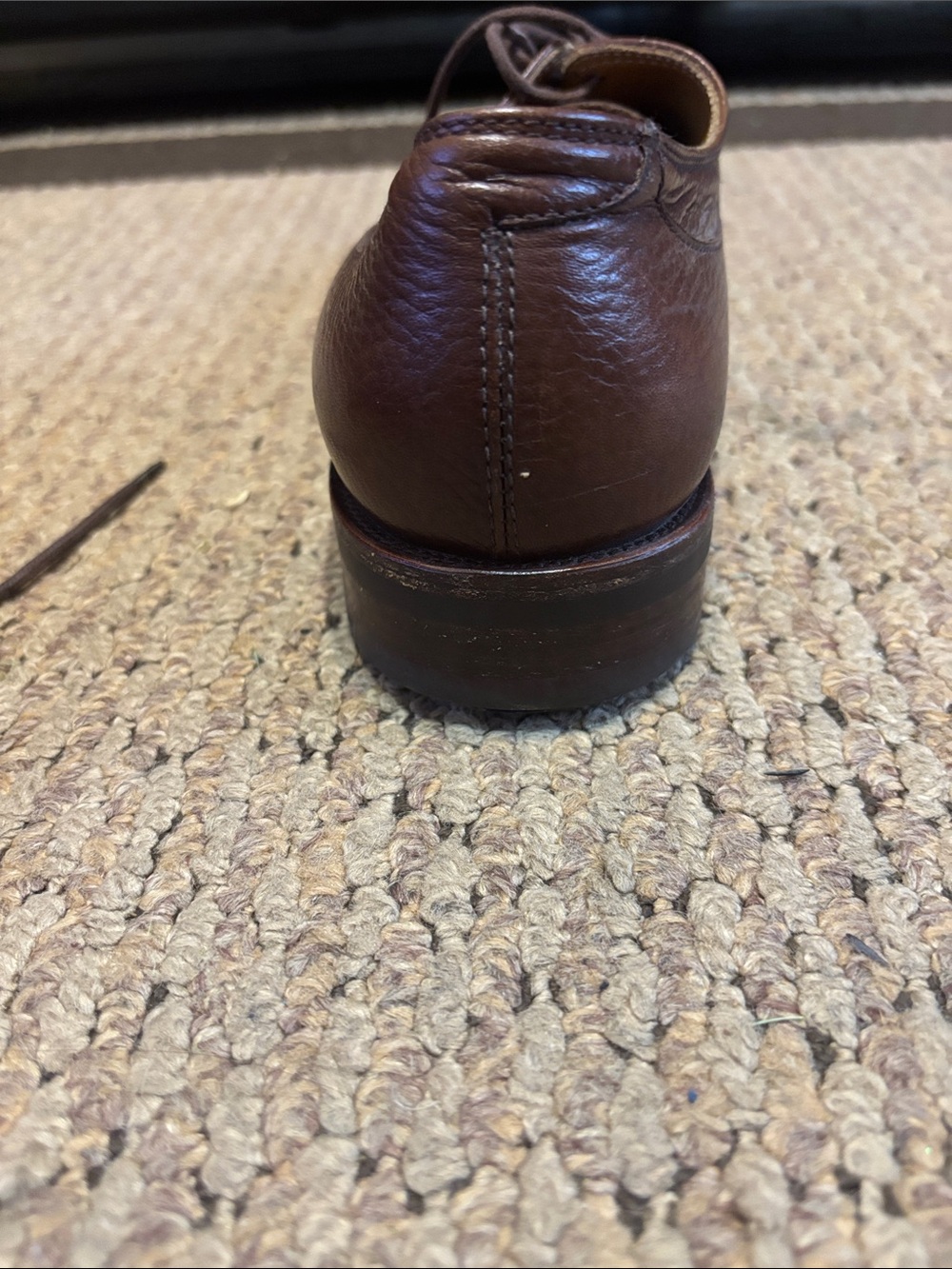 Polo by Ralph Lauren Brown Leather Lace-Up Oxfords - Picture 11 of 13